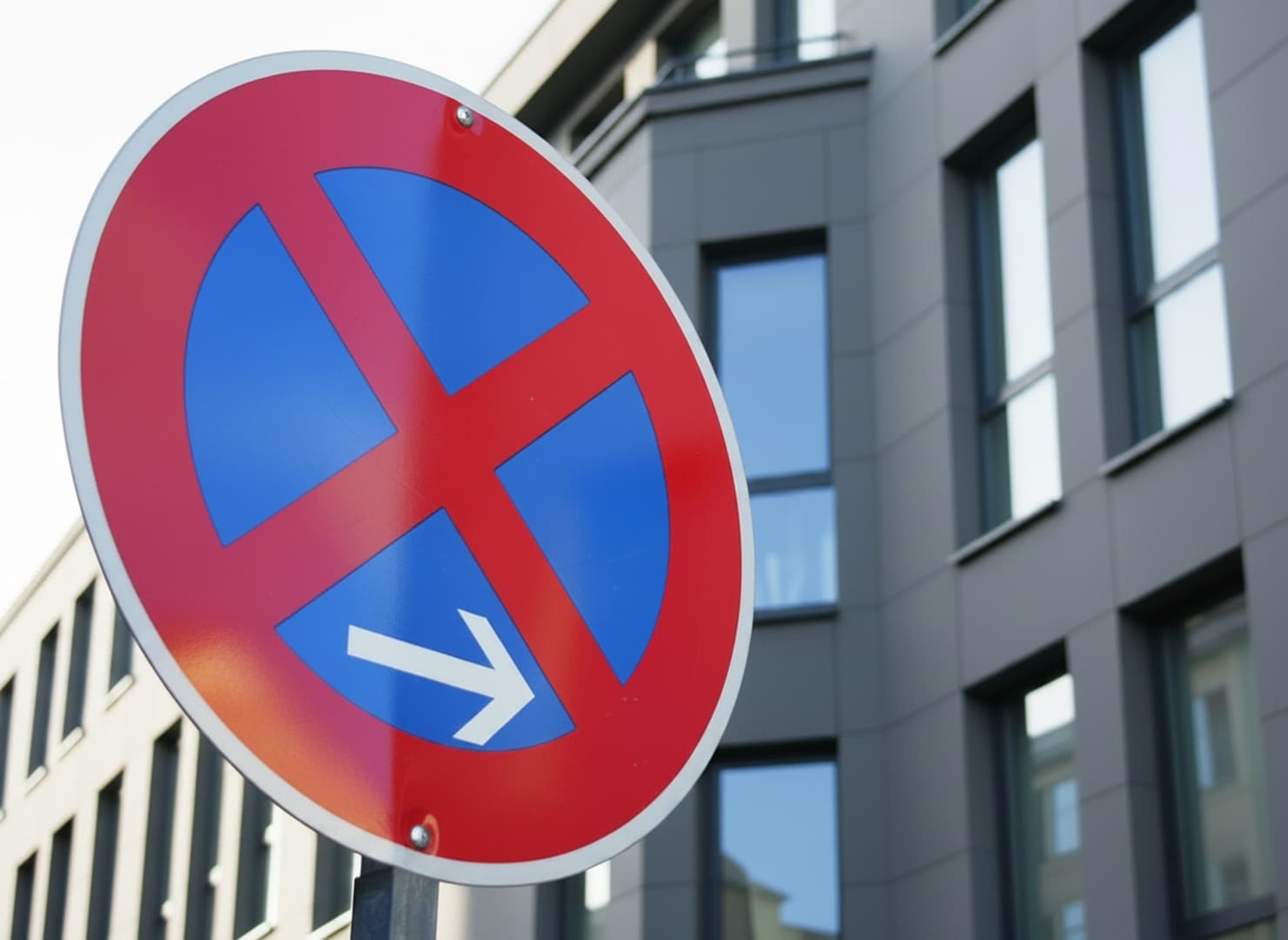 Professionelle Einrichtung einer Halteverbotszone durch Biene Umzüge für einen sicheren und stressfreien Umzug