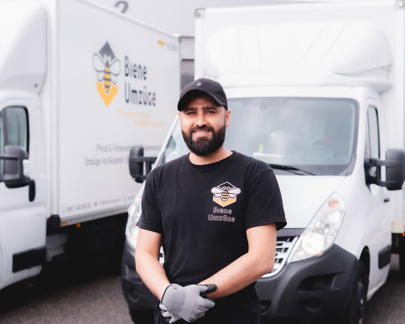 Monef Alhayal, Umzugsfahrer und Logistikmitarbeiter bei Biene Umzüge